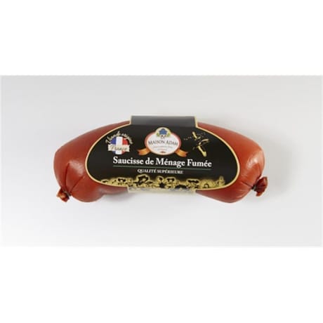 Saucisse de Ménage Fumée Supérieure 300g La Maison Adam