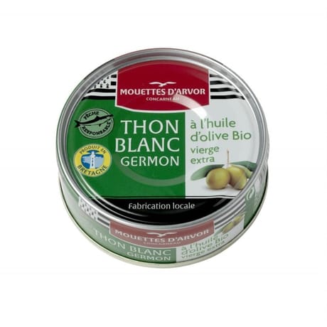 Gonidec thon blanc à l'huile d'olive bio 160g