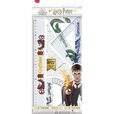 Kit de traçage 4 pièces 30cm Harry Potter sachet
