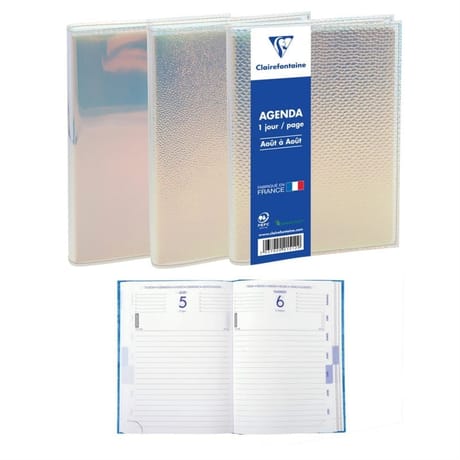 Clairefontaine agenda jade 120x1701 jour par page 368 pages