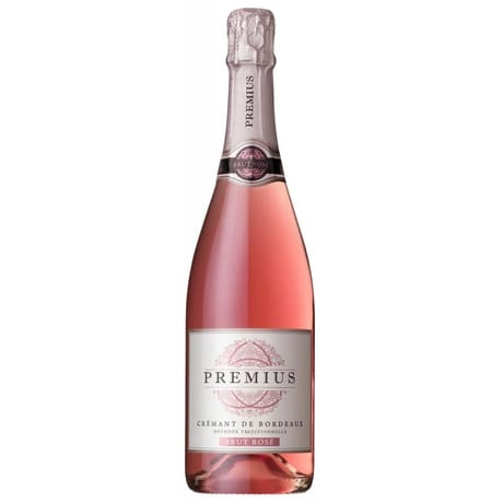 Crémant de Bordeaux Brut Rosé Premius 12% Vol.75cl