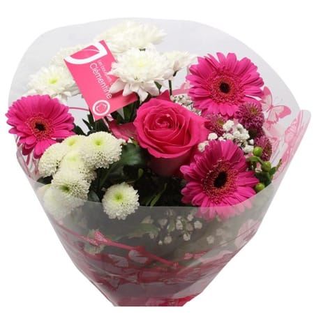 Bouquet  tahiti grand modèle ton froid 11 tiges