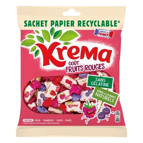 Krema fruits rouges sachet recyclable 240g