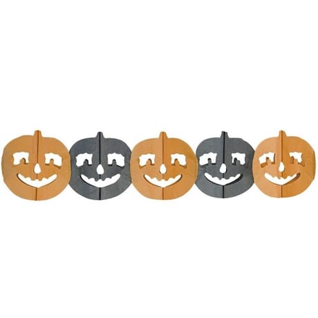 Guirlande papier citrouilles 6 mètres