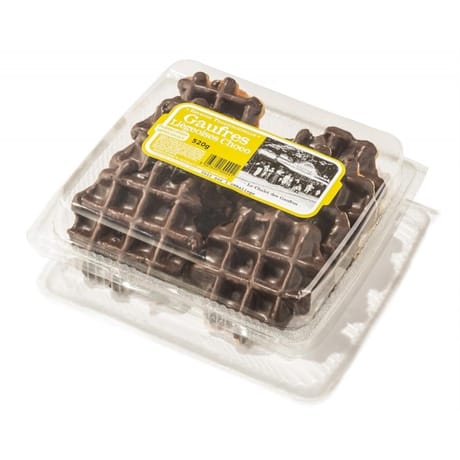 Boîte 8 gaufres liegeoises chocolat 520g