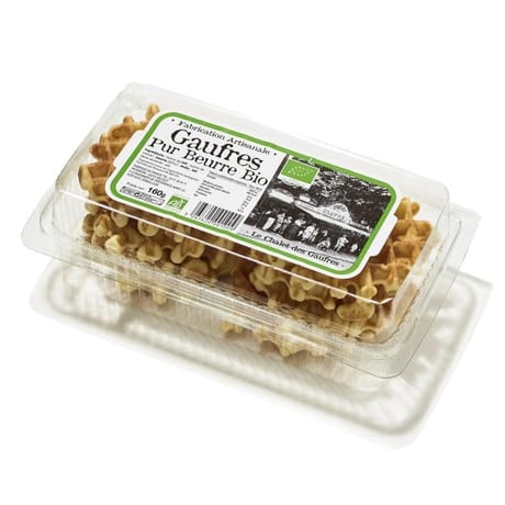Boîte 8 gaufre pur beurre bio 160g