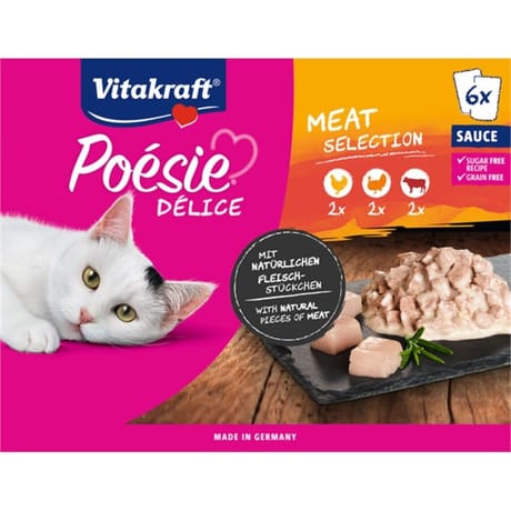 Vitakraft meat sélection sauce 6x85g - 510g