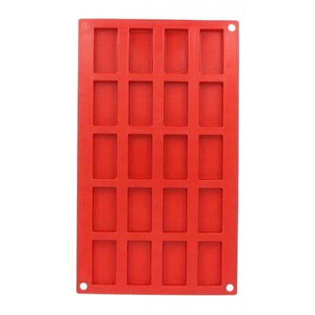 Moule en silicone 20 mini financiers 28.6x168x1cm
