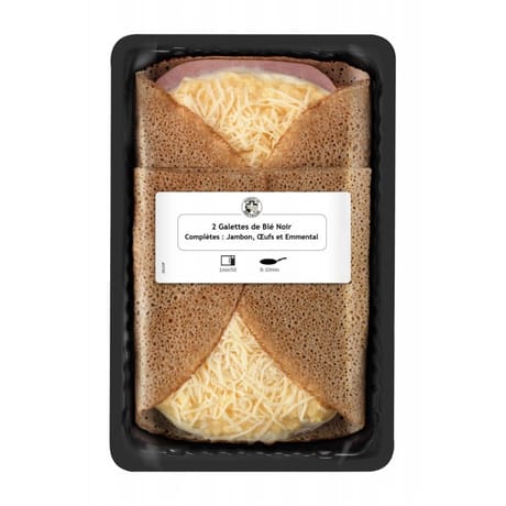 Galettes complètes oeufs brouillés x2  300g
