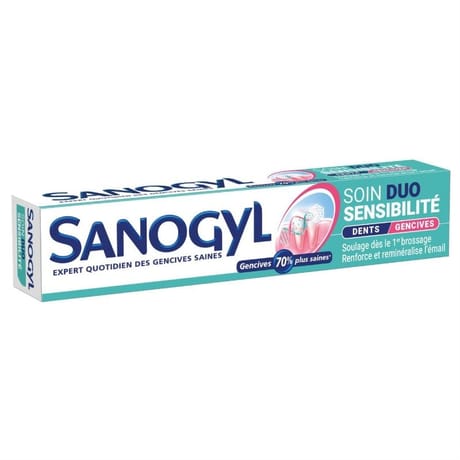 Sanogyl dentifrice soin duo-sensibilite 75ml