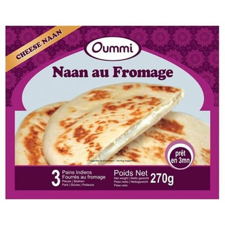 Oummi Naan au fromage x3 - 270g