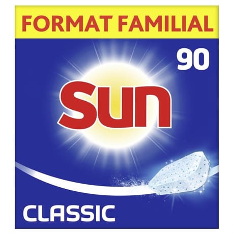 Sun tablettes lave vaisselle classic x90 lavages