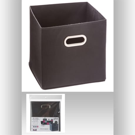 Boite de rangement pliable anthracite