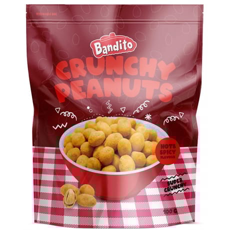 Cacahuètes enrobées goût piquant 100 g