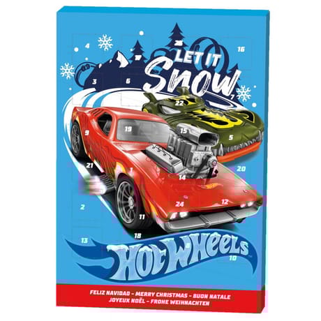 Mc et co calendrier de l'avent hot wheels 65g