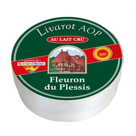 Fleuron du Plessis Livarot au lait cru AOP 22%mg - 250g