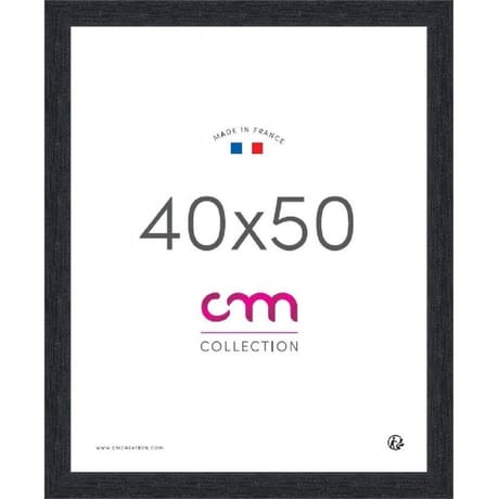 Cadre photo 40x50cm riviera noir