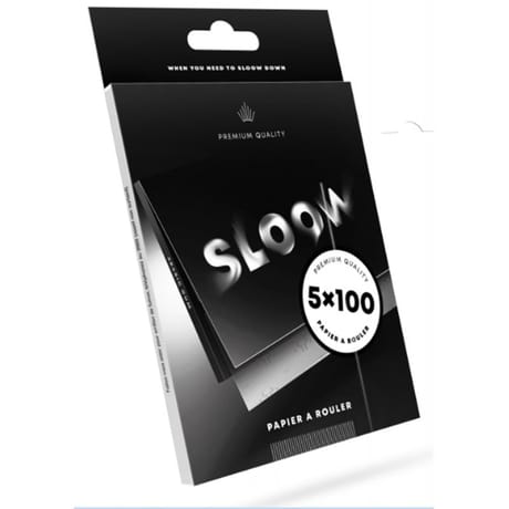 Sloow papier à cigarette regular 5 x 100 feuilles