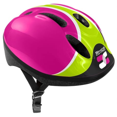 Casque vélo rose skids control "S"