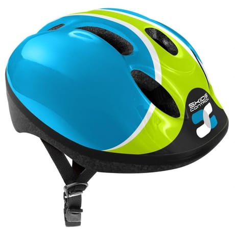 Casque vélo bleu skids control "S"