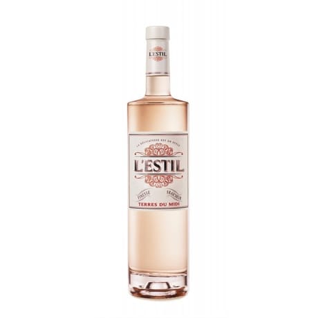 L'Estil IGP terres du Midi rosé tendre 75cl 12%vol