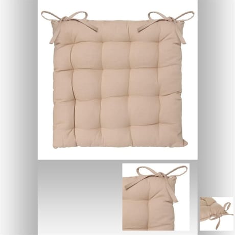 Galette chaise 38x38cm lin