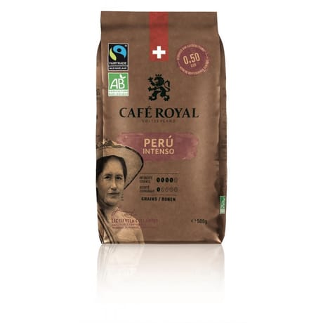 Café royal grains peru intenso 500g bio