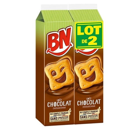 BN 32 chocolat lot de 2 570g