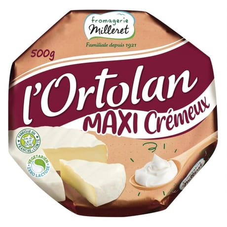 Fromagerie milleret L'ortolan maxi 500g