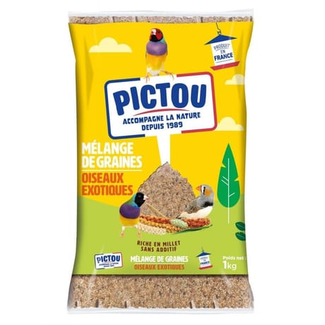 Pictou mélange oiseaux exotique 1kg