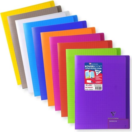 Clairefontaine kover book translucide assorti 210x297 48 pages seyes