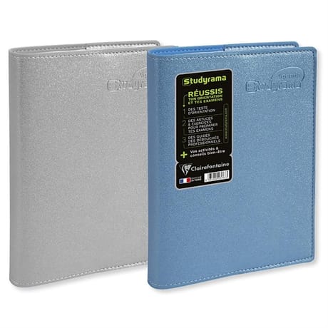 Agenda 150x210 1 jour par page 352 pages couv pu studyrama glitter