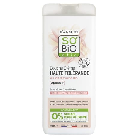So bio gel douche haute tolerance avoine 650ml