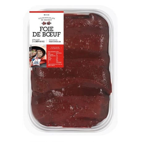 Foie de boeuf 800g