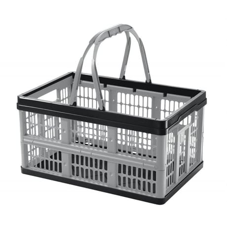 Casier voila pliable 16l noir/gris