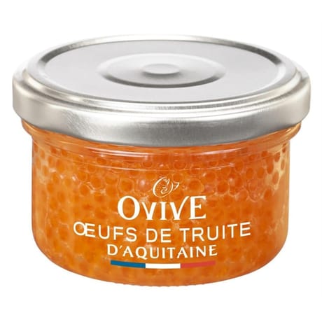 Ovive oeufs de truite d'aquitaine 80g