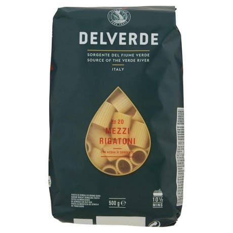 Delverde mezzi rigatoni n°20 500g