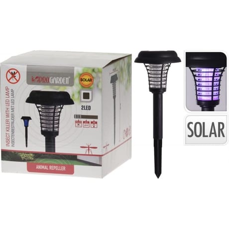 Borne solaire 2 en 1 anti moustique