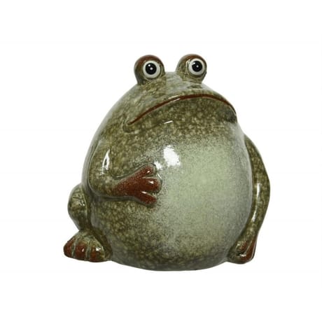 Grenouille terre cuite 14,5x16.5xh16cm