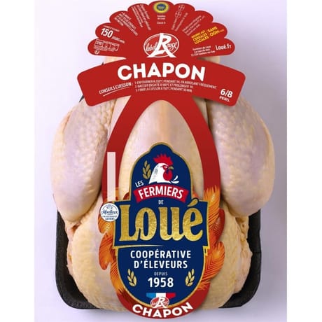 Loué chapon label rouge prêt à cuire