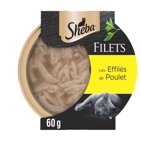 Sheba filets pour chat au poulet 60g