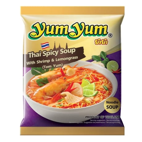 Yum yum soupe de nouilles crevette coco citronnelle 100g