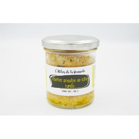 L'atelier de la bourriche Rillettes anguille de loire fumée 150g