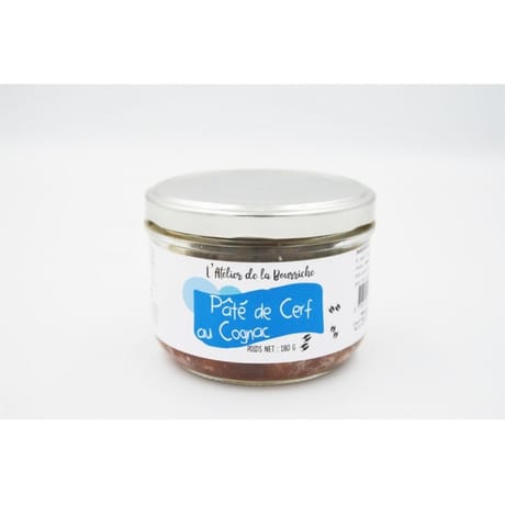 L'atelier de la bourriche Pâté de cerf au Cognac 180g