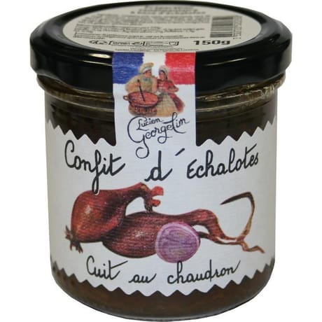 Les recettes cuites au chaudron confit echalotes 150g