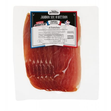 Jambon 8 tranches hors froid 128 g vpf