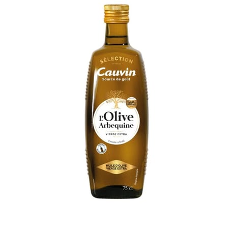 Cauvin huile vierge extra l'olive Arbequine 75cl