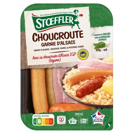 Stoeffler choucroute garnie d'Alsace VPF VBF 350g
