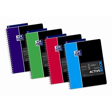 Active book étudiant reliure intégrale perfore 233x298 200p 90g lignes