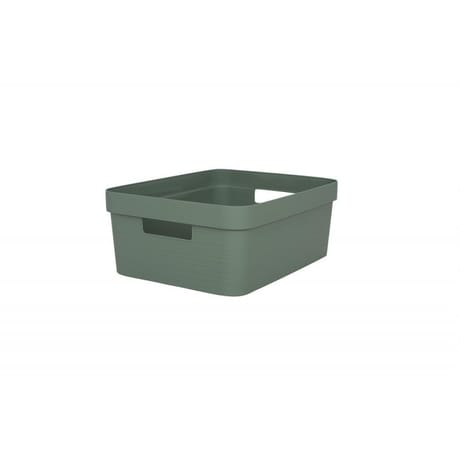 Eda bac de rangement stone vert laurier 12l